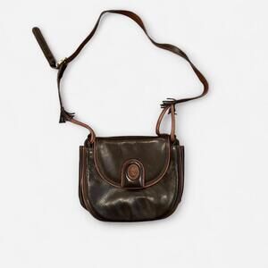 Vintage 90s Brown Leather Bag